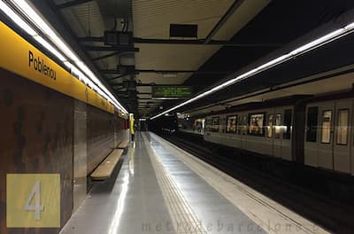 Estación de metro Poblenou